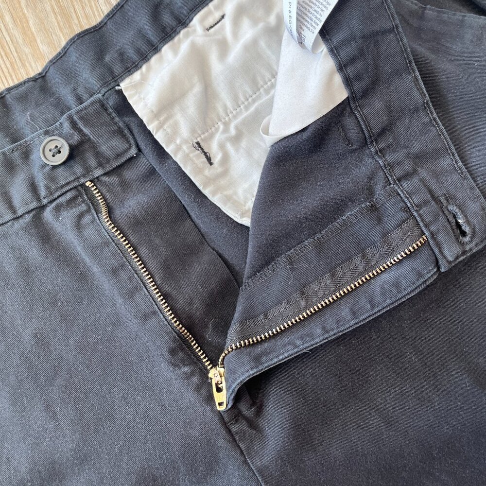 Mens Black Casual Work Pants - 38x32 - Picture 7 of 8